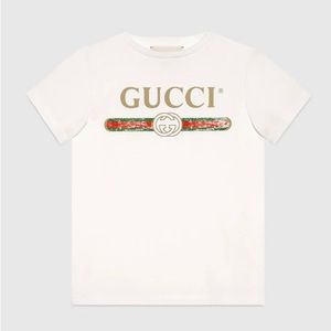 Gucci Children's cotton T-shirt with Gucci logo
